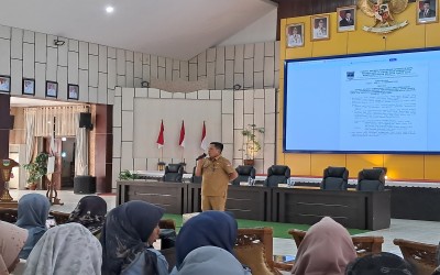 Pembekalan/persiapan bagi peserta SKT CPPPK tahap 2, diaula Sarantau sasurambi kantor Bupati